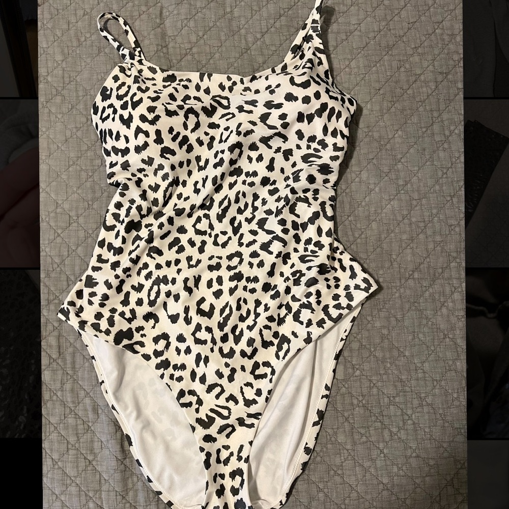 Aerie cheetah one piece swimsuit
